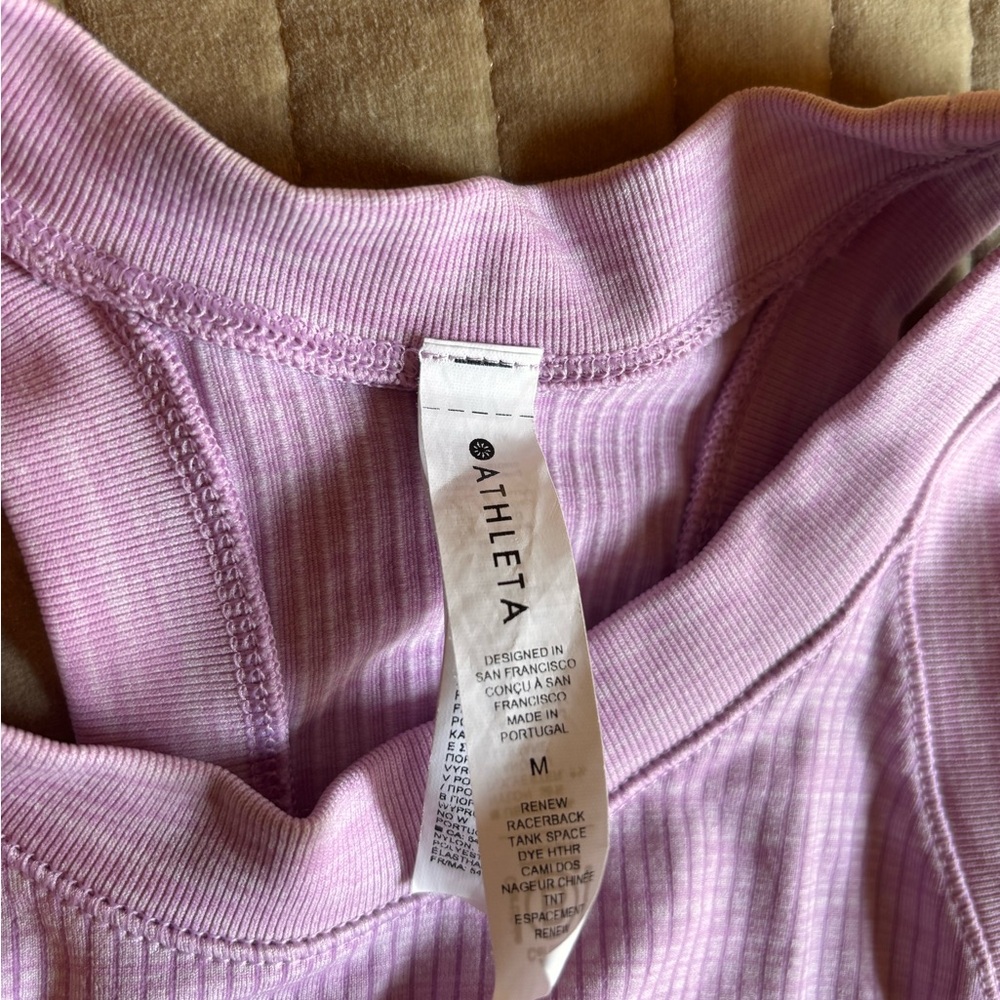 Athleta Lavender Tank Top - Picture 2 of 3